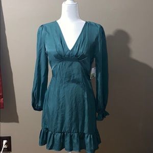Hunter green dress NWT